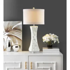 Shelley Concave Table Lamp - 30 Inch Height - LIT4146 - Safavieh -Lighting Store GUEST ebfd2d7f a0b3 4da3 b3d1 254989260846
