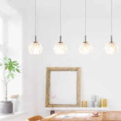 Lanson Pendant Chrome/Clear - Safavieh -Lighting Store GUEST ed6e1f75 1e95 4c6b 8bdb 5fbeb9b0d3fc