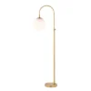 Hamil 55-62" Floor Lamp - FLL4103 - Gold - Safavieh