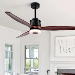 Jemper Led Light 52" Ceiling Fan - CLF1019 - Black - Safavieh -Lighting Store GUEST f3ad1544 74c0 4570 9833 d0aeda44959b