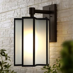 Hyla 12" Outdoor Sconce - PLT4023 - Black - Safavieh -Lighting Store GUEST f5ab3720 3d3f 4d85 8c0b 035894322f9f