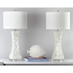 Shelley Concave Table Lamp - 30 Inch Height - LIT4146 - Safavieh -Lighting Store GUEST f73d7fa4 010c 4915 99db c54d154cfe84