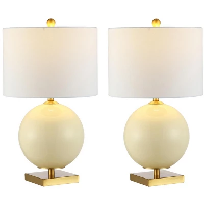 Anina Table Lamp (Set Of 2) - 24 Inch Height - TBL4311 - Cream - Safavieh 4 Anina Table Lamp (Set Of 2) - 24 Inch Height - TBL4311 - Cream - Safavieh - Image 2