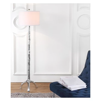 58" Branch Floor Lamp Silver (Includes CFL Light Bulb) - Safavieh 3 58" Branch Floor Lamp Silver (Includes CFL Light Bulb) - Safavieh