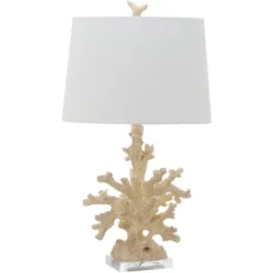 Faux Coral Branch Table Lamp (Set Of 2) - 28.5 Inch Height - LIT4161 - Creme - Safavieh -Lighting Store GUEST fd0a1a33 3f50 400b 9019 43b6c53def73