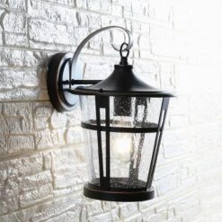 Raine Outdoor Wall Lantern - PLT4015 - Bronze - Safavieh -Lighting Store GUEST fd2e94f5 a227 449f 9b8c b7e455f649ce